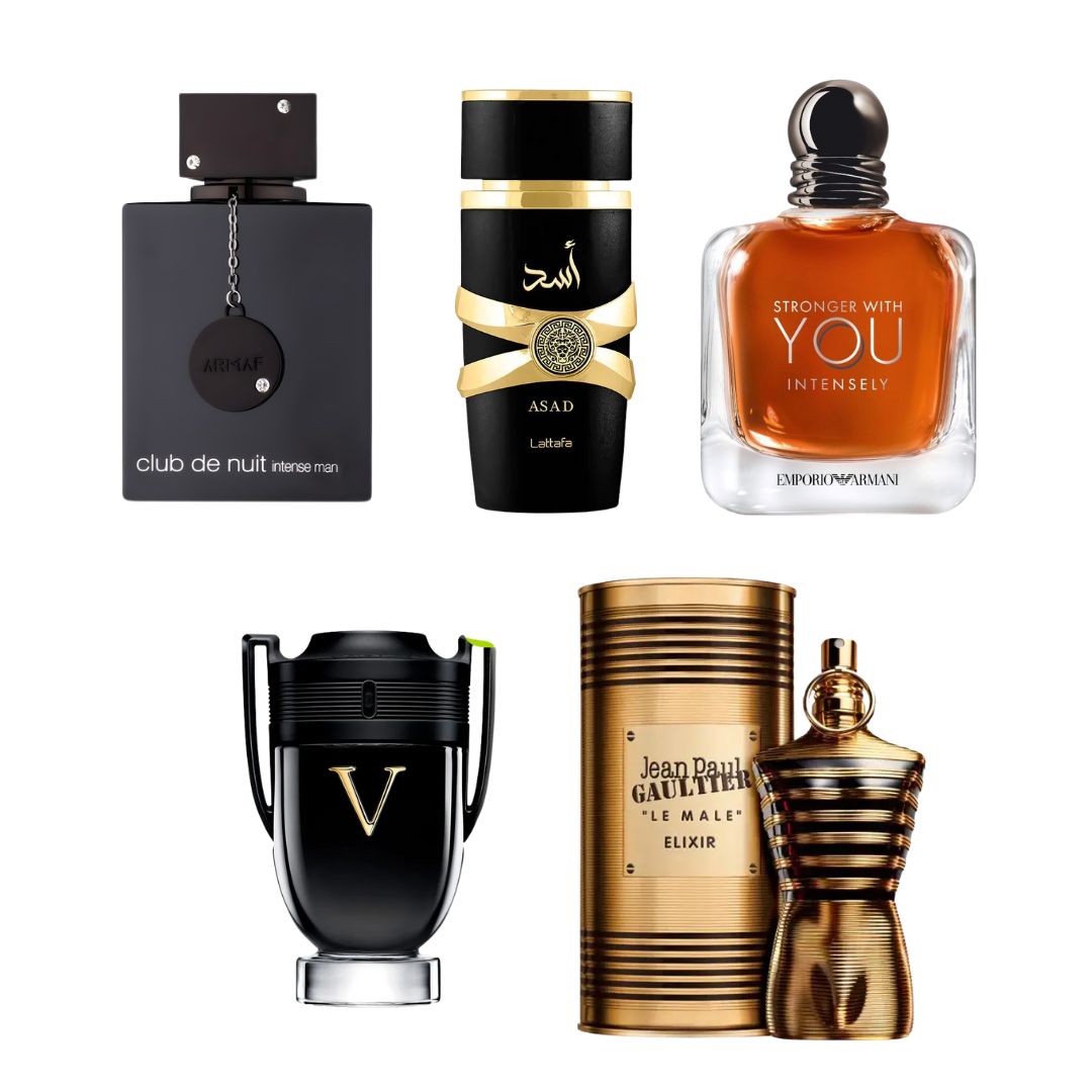 Club de Nuit + Asad + Intensely + Victory Elixir + Lattafa JP 🔥💎